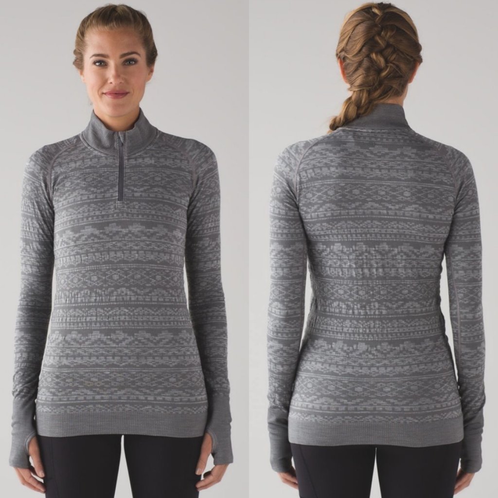 Lululemon | Rest Less 1/4 Zip Long Sleeve Slate